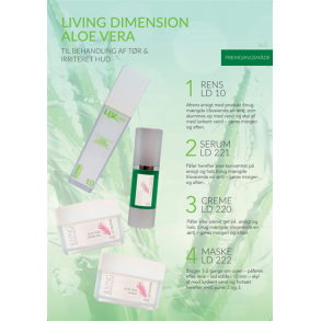 Flyer til Aloe vera i A5